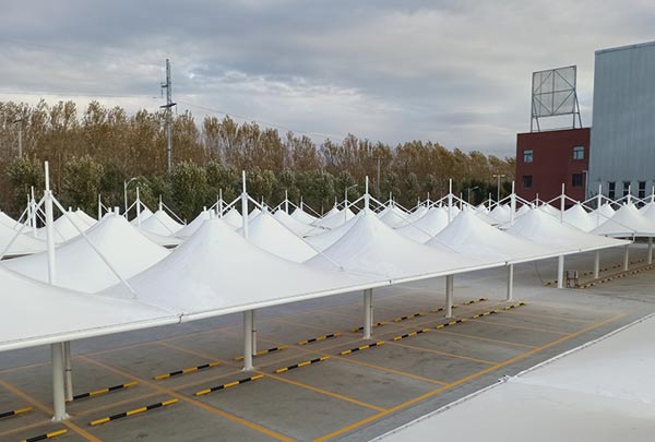 長春膜結(jié)構(gòu)車棚施工前的準備