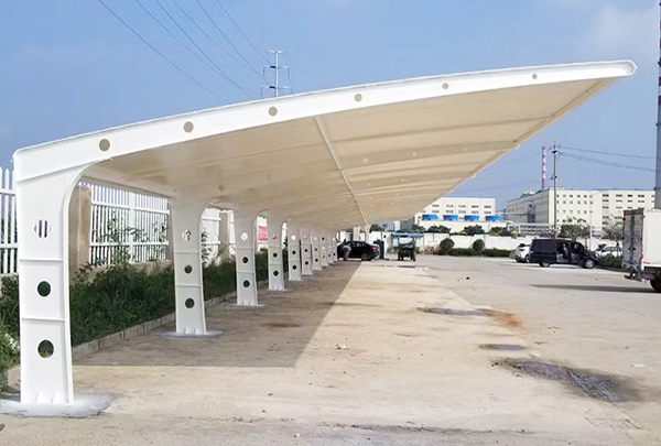 長春膜結構分享膜結構汽車棚什么樣的款式好